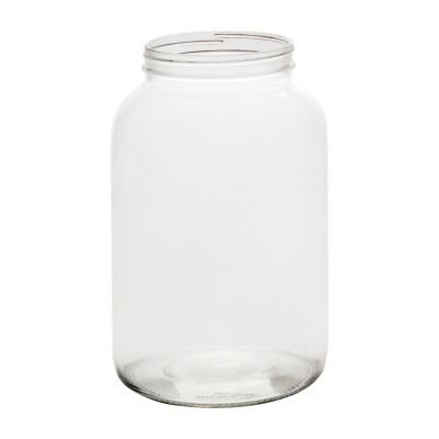 1 Gallon Mason Jar with Slotted Lid (4.25 Inch) Wide Mouth -128oz Piggy Bank for All Ages
