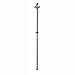 Evergreen Flag Fleur de Lis Bronze Metal Extendable House and Estate Flag Pole, 35" to 60" L primary
