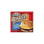Jimmy dean biscuit sausage, egg&Cheese sandwiches - 4ct (077900502095)