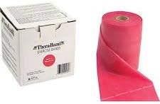 Thera-Band Dyna-Band Exercise Bands, Red, Medium Resistance, Bulk Roll