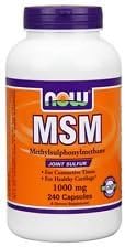Now Foods MSM 1000 Mg 240 Caps Joint Sulfur (1)
