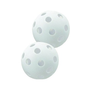 Champion Sports Plastic Practice/Training Baseballs with Holes AKA Wiffle Balls for Adults and Kids (Pack of 12, White Balls)