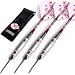 CUESOUL Steel Tip Darts 22g with Black Dart Case 3pcs/Set