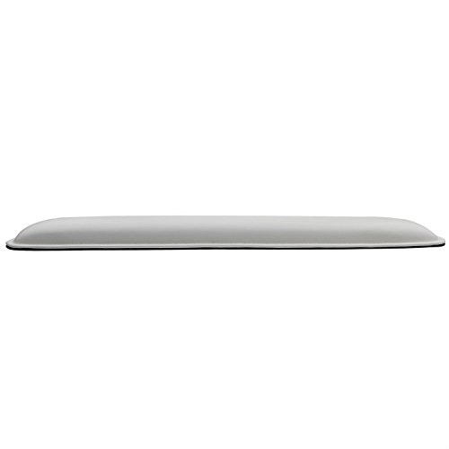 Wrist Rests,Keyboard Wrist Rest Pad,White PU Leather Palm Support Wrist Pad Wrist Cushion for Laptops/ Notebooks/ MacBooks//PC/Computer - Thumbnail 4
