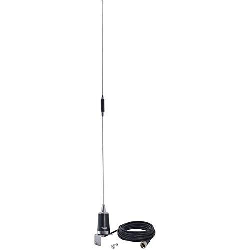 TRAM(R) 10280 144mhz/430mhz Dual-Band Pre-Tuned Amateur Trunk/Hole Mount Antenna, Silver