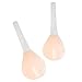 Bra la la Premium Reusable Silicon Invisible Lift Bra + Nipple Pasties (Size B)