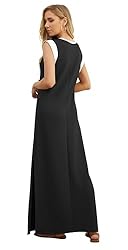 GRECERELLE Womens Summer Crew Neck Casual Loose
