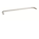 Mont Hard Single Side Towel Bar 24inch; in Brushed Nickel Finish for Frameless heavy Glass Shower Doors