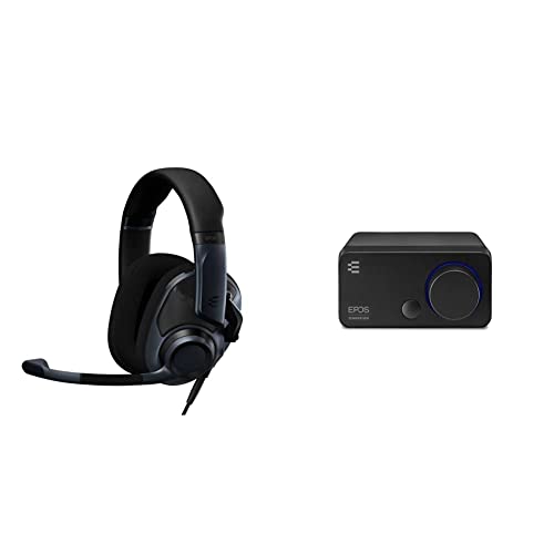EPOS H6Pro - Open Acoustic Gaming Headset (Black) & GSX 300