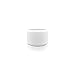 Houseables White Jar Container, 4 Oz, 120 ML Gram Capacity, Plastic, BPA Free, Double Wall w/Removable Inner Liners & Dome Lids for Cosmetic Samples, Cream, Lotion