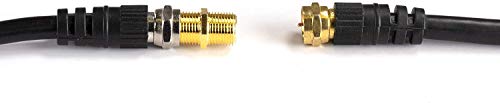 THE CIMPLE CO - Gold Cable Extension Coupler | 4 Pack | Connects Two Coaxial Video Cables, for Coax F81 (Female to Female) 3GHz Satellite, Cable TV, and Cable Internet Rated - Thumbnail 4