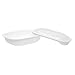CorningWare SimplyLite / Corelle Bake, Serve, Store 2-Quart lightweight bakeware with Plastic Lid