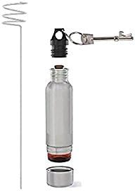 New for 2017! Beer Cozy - Keeps Beer COLD - Stainless Steel Beer Bottle Insulator with Lawn Beverage Stand - Perfect for the Beach Boating or Fishing - by Holm (TM)