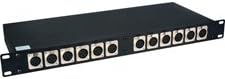 XLR to XLR Patchbay 12F-6F/6M-by-TecNec