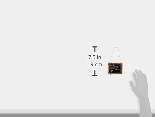 FOCO New Orleans Saints Resin Chalkboard Sign Ornament