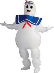 Inflatable Stay Puft Marshmallow Man Kids Costume - Child Sized