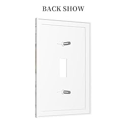 Tewujay Decorative Light Switch Covers 1 Toggle