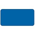5S Location Marking Dash (Various Sizes Available) Durable Dash Shaped Floor Marker by Graphical Warehouse- Vibrant Colors, Rounded Corners (6x2" (50 Pack), Blue)