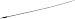 Dorman 76854 Antenna Mast Compatible with Select Toyota Models, Black
