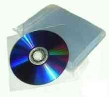 Premium 120 Micron CD DVD Blu Ray Sleeve with Flap DragonTrading® (25 Pack) - Protect Your Discs