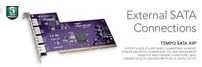 SONNET TECHNOLOGIES TSATAII-X4P Sonnet TSATAII-X4P Tempo SATA X4P 4-Ports Serial ATA Controller Sonnet-TSATAII-X4P-Tempo-SATA-X4P-4-Ports-Serial-ATA-Controller
