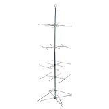 SSWBasics 4-Tier Chrome Wire Spinner Rack