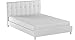 Baxton Studio BBT6312-White-Queen Platform, Queen, White