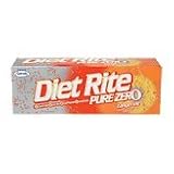 Diet Rite Pure Zero Tangerine Soda - 12 CT