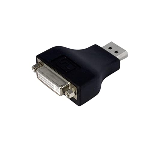 StarTech.com Adaptador Compacto DisplayPort a DVI - Conversor de Vídeo DisplayPort a DVI-D - 1080p - Adaptador Convertidor Tipo Dongle DP a DVI para Monitor - Conector DP con Pestillo (DP2DVIADAP)