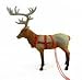 Melody Jane Dollhouse Santa's Reindeer Rudolph Miniature Christmas Stable Animal 1:12