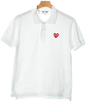 Amazon Play Comme Des Garcons プレイコムデギャルソン ポロシャツ メンズ 白 1022 M 中古 ポロシャツ 通販