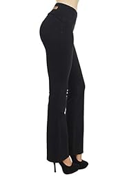 Pantalones de yoga elásticos para levantamiento de glúteos, vaqueros, color índigo