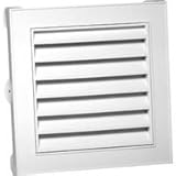 Duraflo 626043-00 12-Inch Square Gable Vent, White