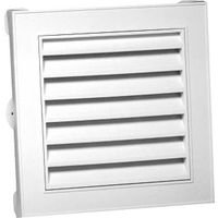 Duraflo 626043-00 12-Inch Square Gable Vent, White