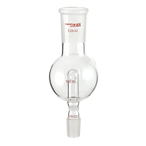 ADAMASBETA Glass Rotary Evaporator Bump Trap With Fritted Disc, 29/42