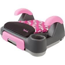 Store 'n Go Backless Booster, Minnie Mouse Silhouette, Pink