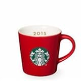 Starbucks 2015 Red Holiday Expresso Mug 3 Oz (011051486)