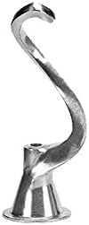 Globe Food XXHOOK-10 Aluminum Spiral Dough Hook for 10 Qt Mixer