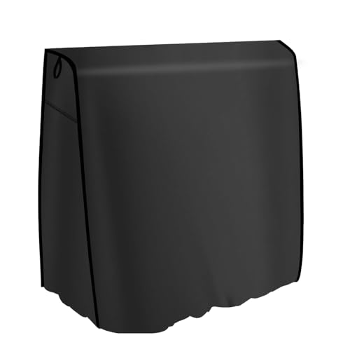 Outdoor Kids Water Table Dust Cover With 3 Sandbag,Windproof,Anti-UV,Waterproof,Fit for Step2 Rain Showers Splash Pond Water Table/Tropical Rainforest/Rain Showers & Unicorns Kids Water Tables (Black)