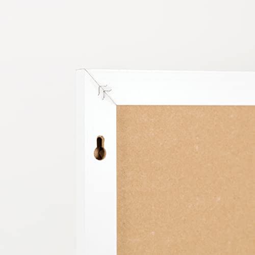 U Brands Dry Erase Calendar Board, 20 x 30 Inches, White Wood