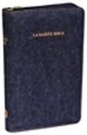 French Bible with zip Cover (La Sainte Bible) Blue