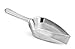2 oz. Cast Aluminum Flat Bottom Utility Scoop, 2-Ounce