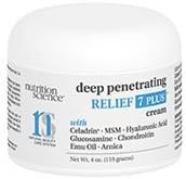 Nutrition Science Deep Penetrating Relief 7 Plus Cream (4oz) by Nutrition Science
