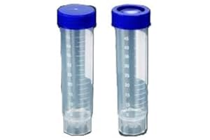 [250 Pcs] 50ml Self-Standing Centrifuge Tubes – Sterilized Virgin Polypropylene (PP) – DNase/RNase-Free & Non-Pyrogenic – Lea