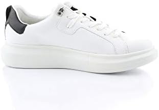 guess white leather sneakers