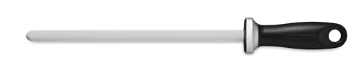 Wuesthof 10 Inch Ceramic Steel J3000, Black/Silver