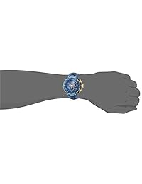 Invicta - Reloj de cuarzo para hombre, acero inoxidable, color azul (modelo: 27519)