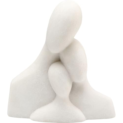 Kare Design Decorative Figure Soft Family, White, Accessory, Living Room, Decoration for Shelves or Sideboards, Decorative Skultpur, Decoration, 30 x 28 x 13 cm (H x W x D)