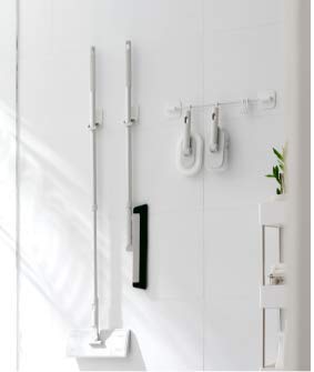 5 Adhesive+Drilling+Anti+Slip+Dustpan+Storage