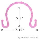 Plastic Bamboo Curley Ends Purse Handle 7